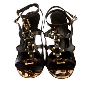 Tory Burch Chocolate brown leather heels